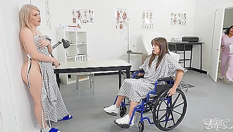 Hot milf fucks her sexy shemale partner in the bed