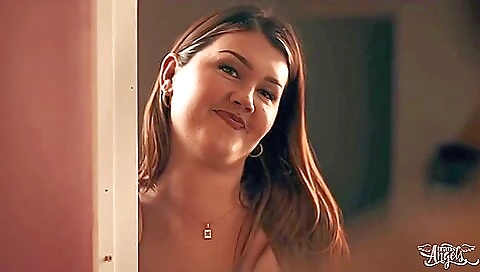 Horny blonde slut gets in the front of the bike and fucked