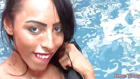 Busty brunette with big tits adrielhy bronze gets naked