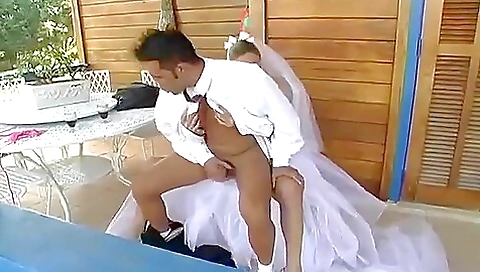 Sweet Blonde Shemale Bride On Her Lover 3 With Linda Blonde