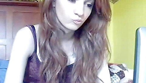 Gorgeous and sexy beauty in a bikini in a solo clip